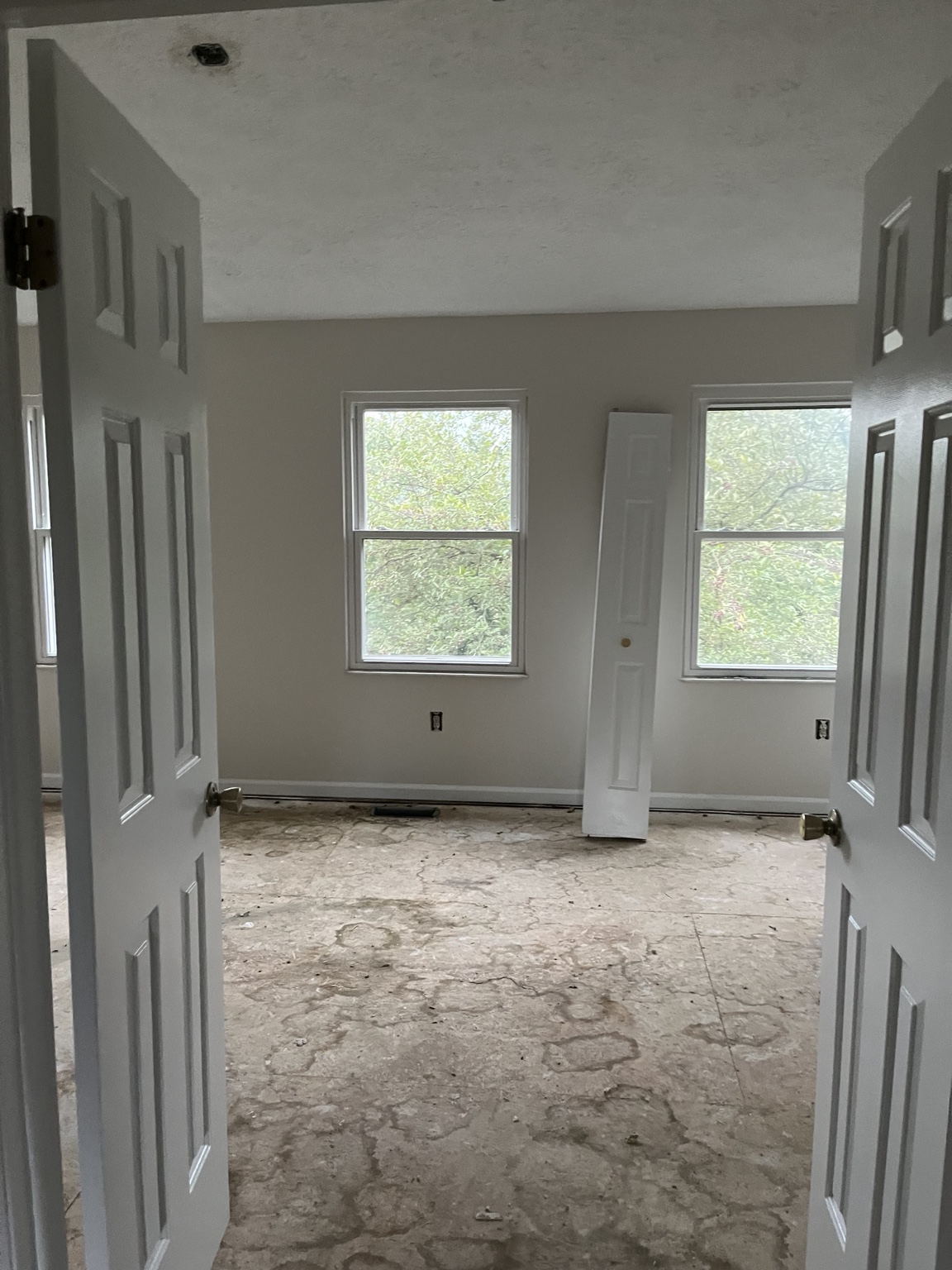 Renovated bedroom interior