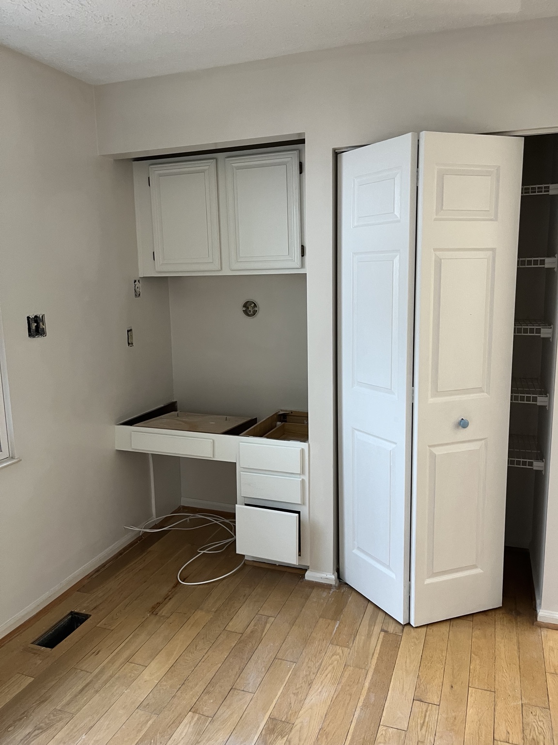 Painted cabinets and room renovation